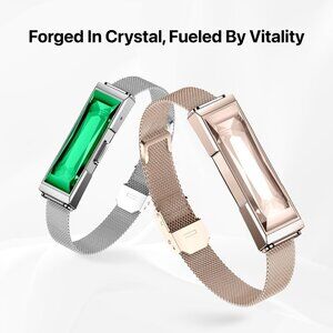 Smart Health Wristband, Wearable Activity & Fitness Tracker Band - Rose Gold